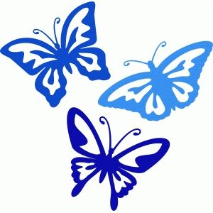300x300 237 Best Silhouettes Butterfly Silhouettes Images