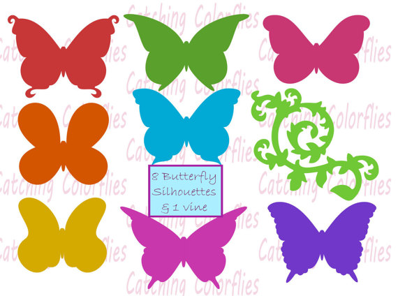 570x424 Butterfly Silhouette Svg Cut Files Butterfly Cut Files