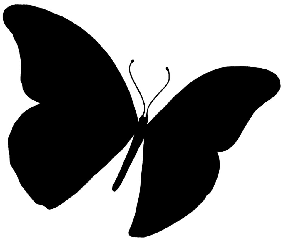 butterfly silhouette images at getdrawingscom free for personal use