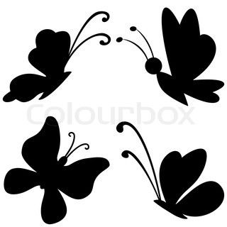 320x320 Butterfly Silhouette