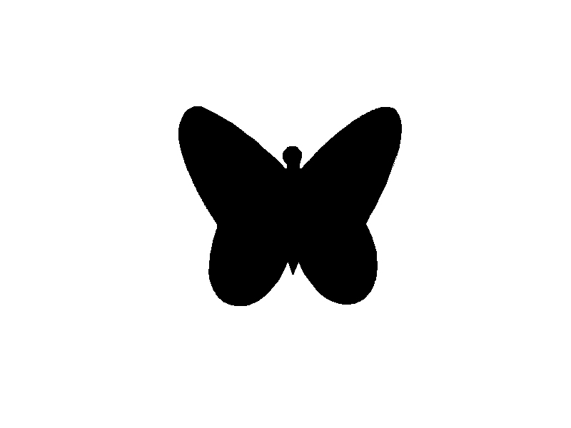 800x600 Flying Away Butterfly Silhouette Tattoo Designs