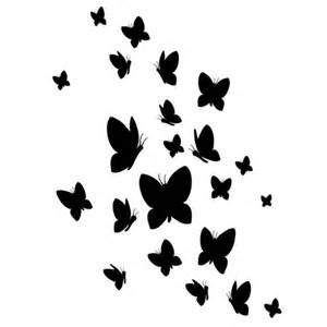 300x300 Toile Noir Et Blanc Et Papillons