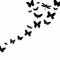 Butterfly Tattoo Silhouette at GetDrawings | Free download