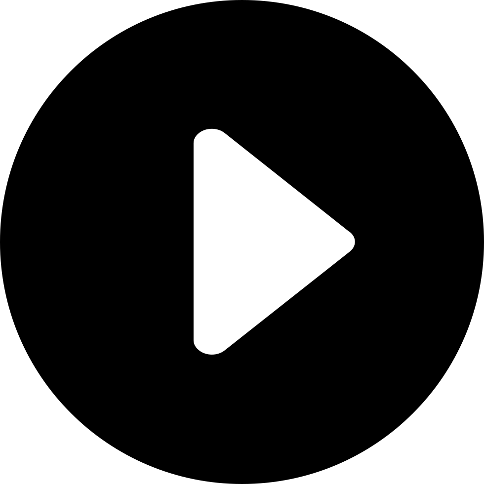 980x980 Play Button Silhouette Svg Png Icon Free Download ( 70653