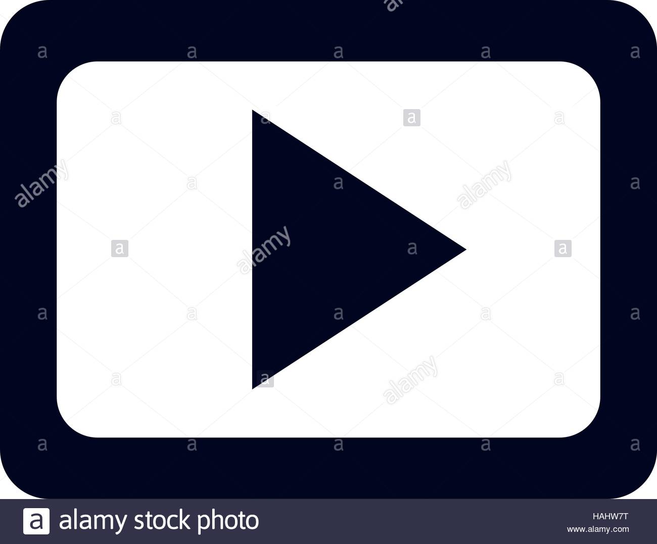 1300x1077 Play Button Silhouette Isolated Icon Vector Illustration Design