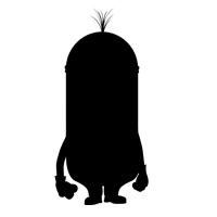 200x200 Silhouette Minions Silhouettes