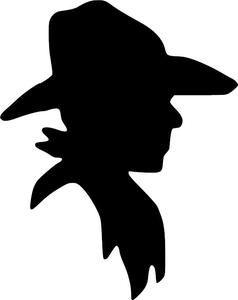 238x300 Cowboy Silhouette Vinyl Decal Hurd's Words Signs Amp Decals