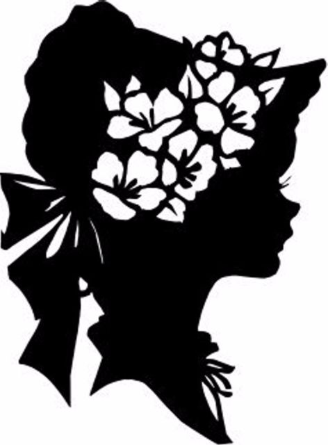 472x640 Die Cut Silhouette Cameo (C) Flowers Amp Bow X 8 For Cardmaking