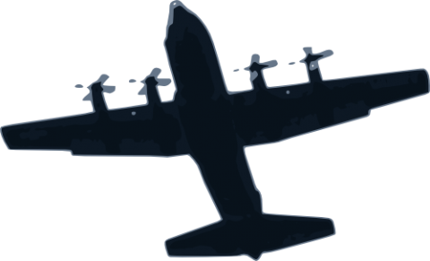 480x291 Airplane Free Vector Svg Vectorstash