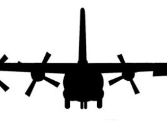 C130 Silhouette at GetDrawings | Free download