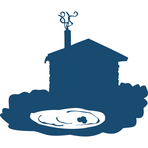 500x500 Log Cabin Silhouette Vector Image Public Domain Vectors