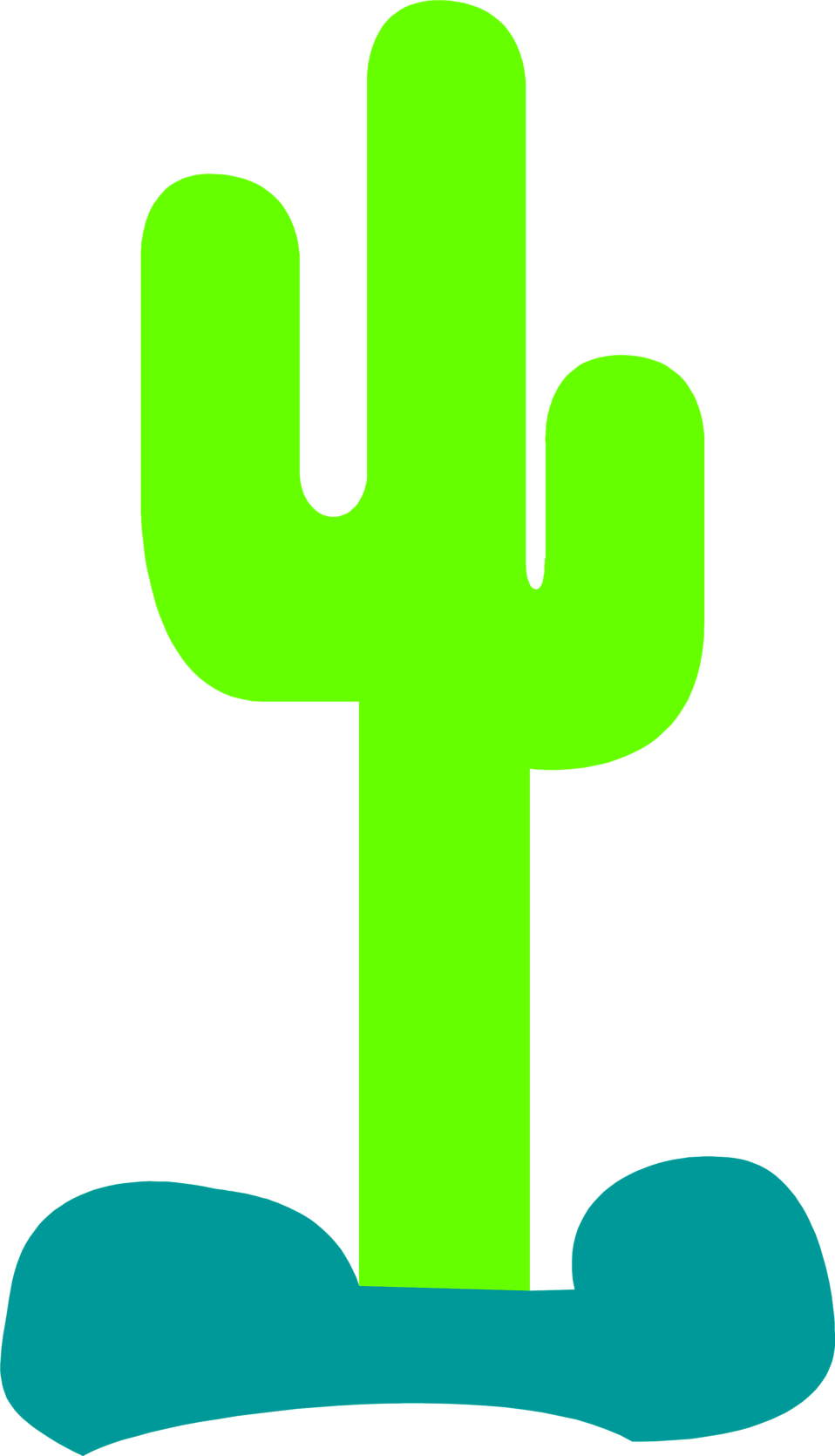 958x1670 Cactus Silhouette Clip Art