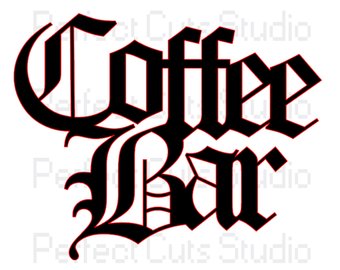 340x270 Cafe Stencil Etsy