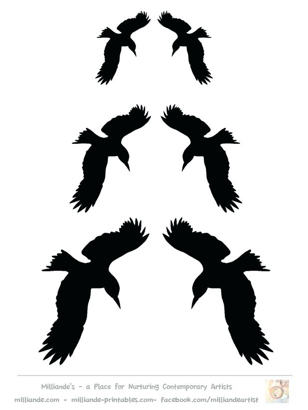 618x824 Bird Silhouette Stencils Clip Art Library Bird Silhouette Stencils