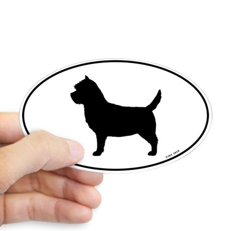 460x460 Cairn Terrier Silhouette Stickers