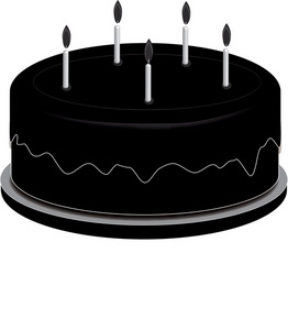 262x300 Silhouette Cake Clipart