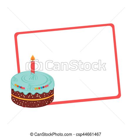 450x470 Silhouette With Gift Card With Cake Vector Illustration Clip Art