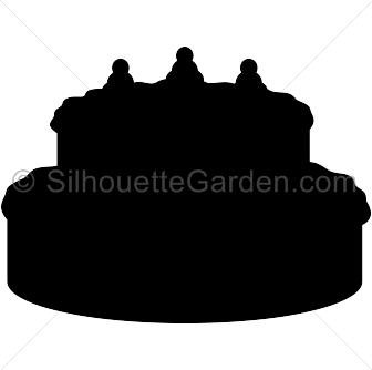 336x334 Cake Silhouette Clip Art. Download Free Versions Of The Image