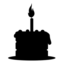 270x270 Cake Clip Art Silhouette ~ Perfectend