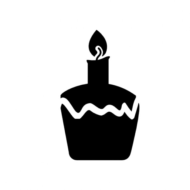 626x626 Cake Silhouette Vector
