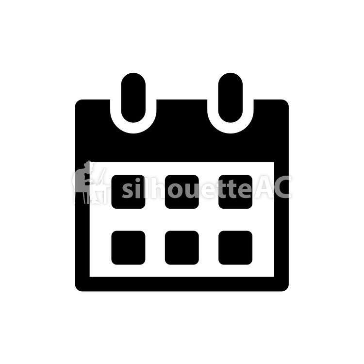 750x750 Free Silhouettes Office, Calendar