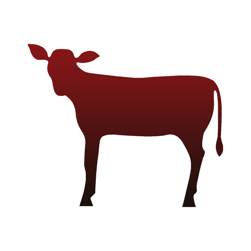 864x864 Calf Cow Decal Sticker Choose Pattern + Size