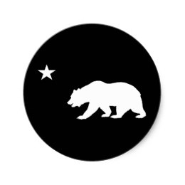 260x260 Black Bear Silhouette Craft Supplies Zazzle