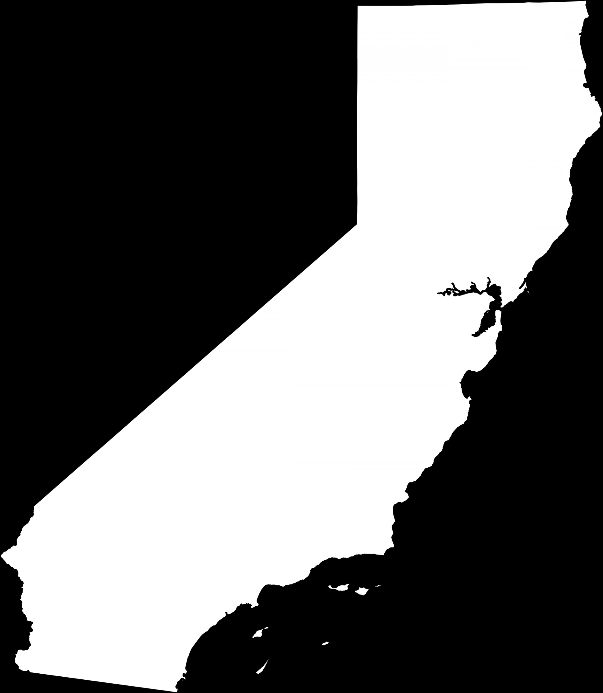 2400x2758 California State Vector Shopatcloth