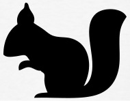 190x148 Squirrel Silhouette By Azza1070 Spreadshirt