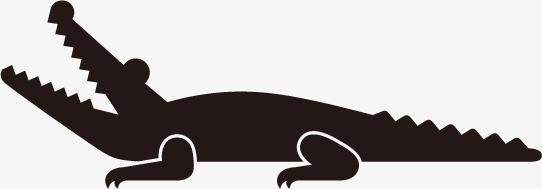 542x189 Crocodile, Vector Crocodile, Crocodile Silhouette Png And Vector