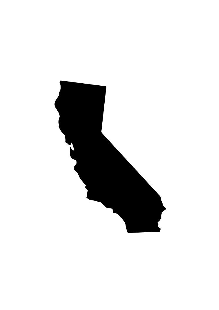 745x1053 State Of California Ca Outline Laptop Cup Decal Svg Digital