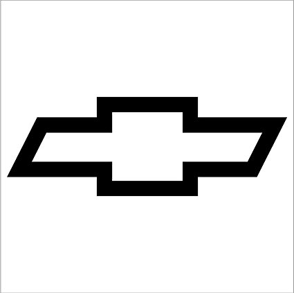 425x423 Chevrolet Chevy Bowtie Decal Truck Window Sticker (3