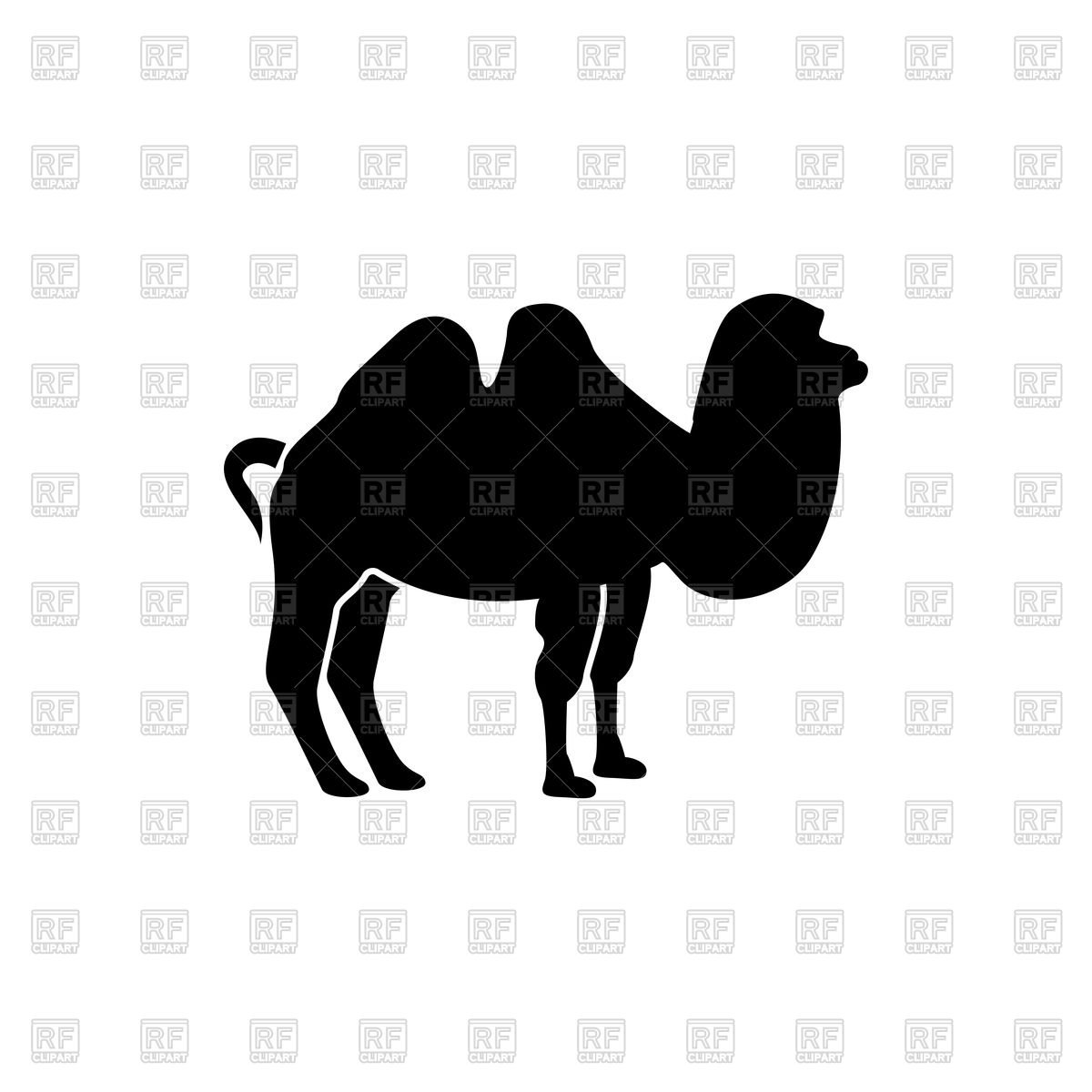 1200x1200 Camel Black Icon Royalty Free Vector Clip Art Image