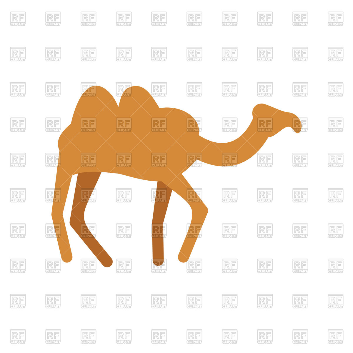 1200x1200 Camel Silhouette Royalty Free Vector Clip Art Image