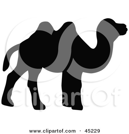 450x470 Royalty Free (Rf) Camel Silhouette Clipart, Illustrations, Vector