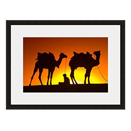 450x450 Eframe Fine Art Camels In Silhouette By Blaine Harrington 16 X