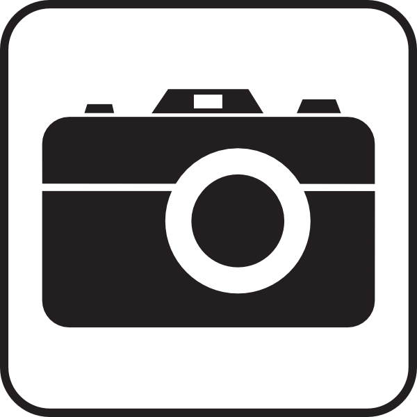 600x600 Camera White Clip Art