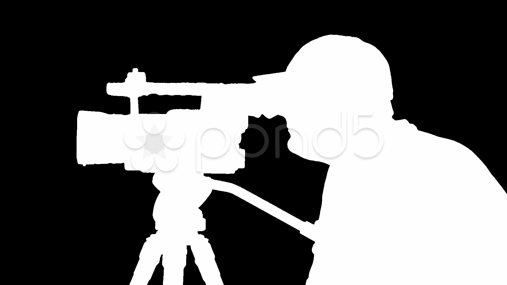 1920x1080 Cameraman Silhouette ~ Video Clip