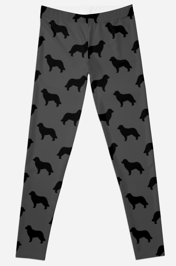 578x875 Leonberger Silhouette(S) Leggings By Jenn Inashvili Redbubble