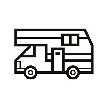 340x340 Free Silhouettes Toy, Camper, Silhouette