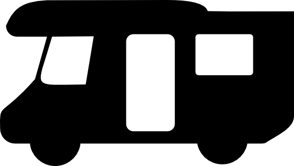 600x338 Camper Silhouette Clip Art