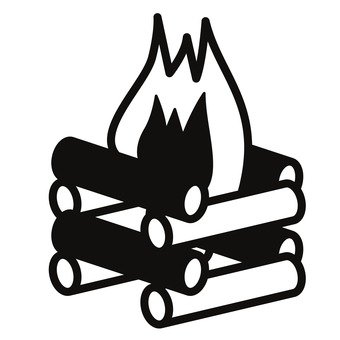 340x340 Free Silhouettes Bbq, Bonfire, Outdoor