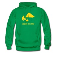 190x190 Camping Silhouette By Blister Spreadshirt