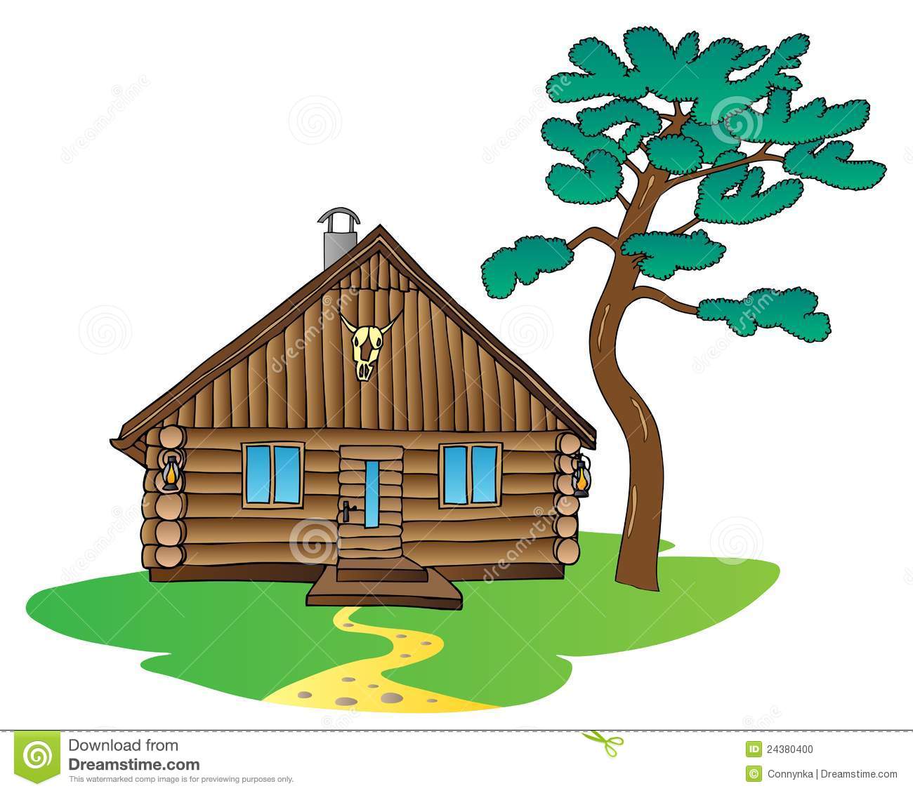 1300x1130 Cabin Clipart
