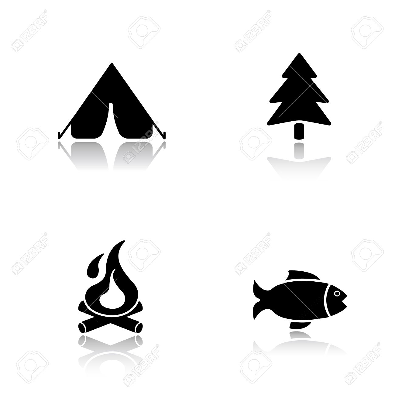1300x1300 Survival Clipart Camping Equipment