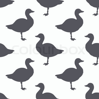 320x320 Silhouette Of Goose Stock Vector Colourbox