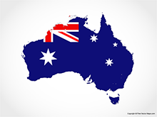 220x165 Vector Maps Of Australia Free Vector Maps