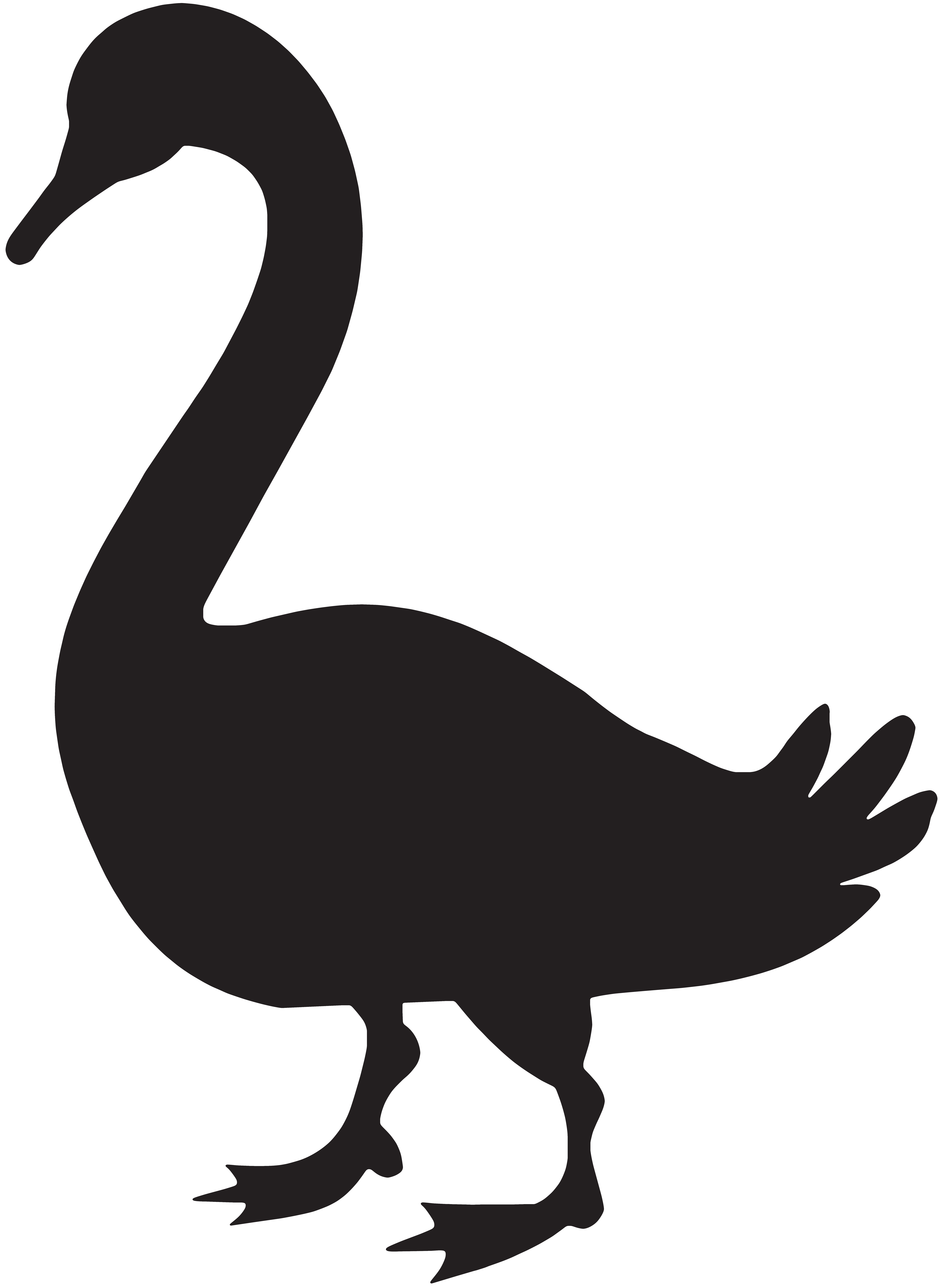 5860x8000 Canada Goose Silhouette Clip Art