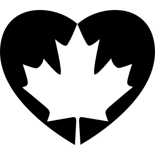 626x626 Heart Flag Of Canada Icons Free Download