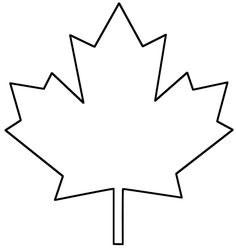 Canadian Maple Leaf Silhouette at GetDrawings | Free download